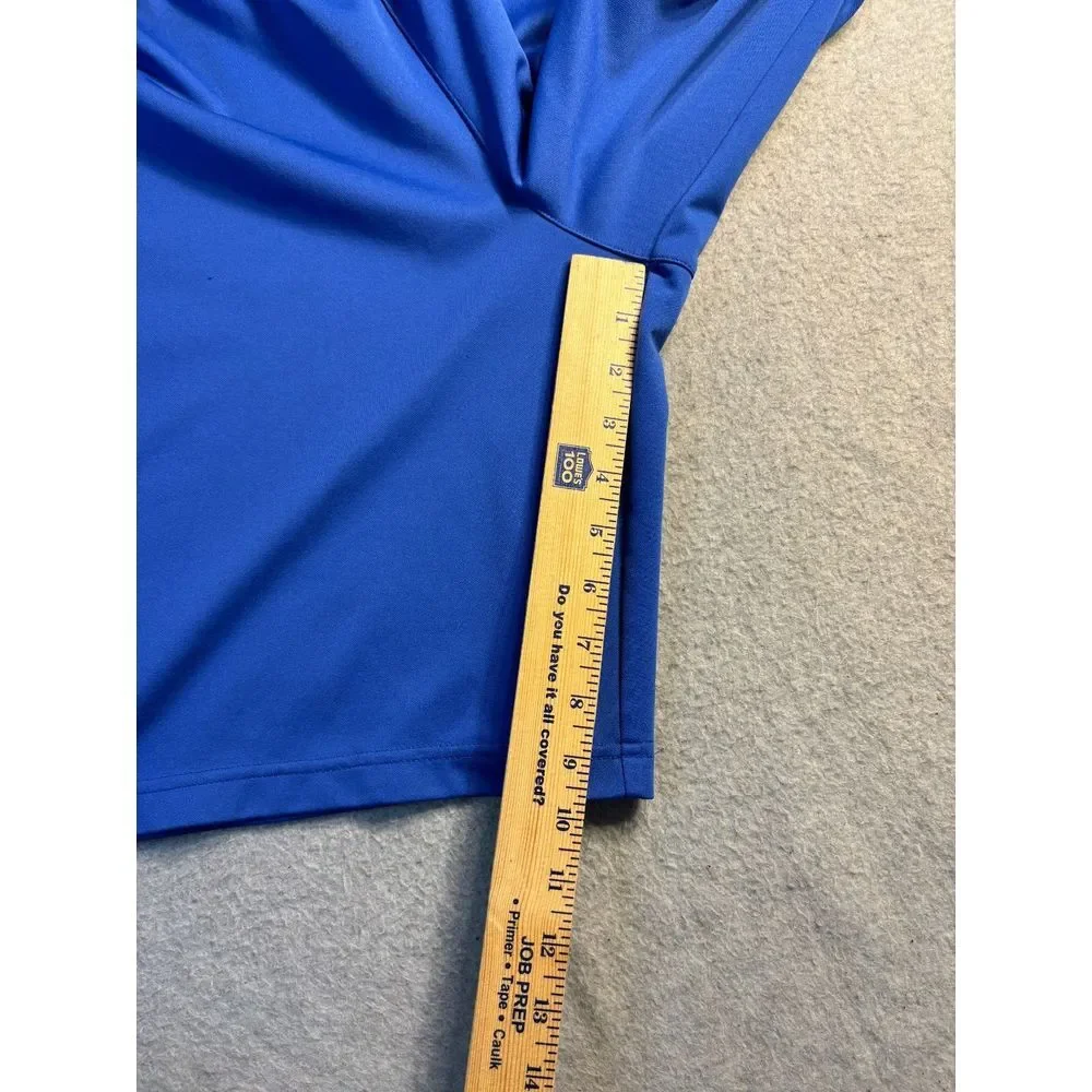 Nike Activewear Shorts Mens Size‎ XL Blue Pockets Elastic Waist Drawstring Logo